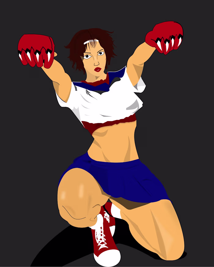 stylized 2d illustration 