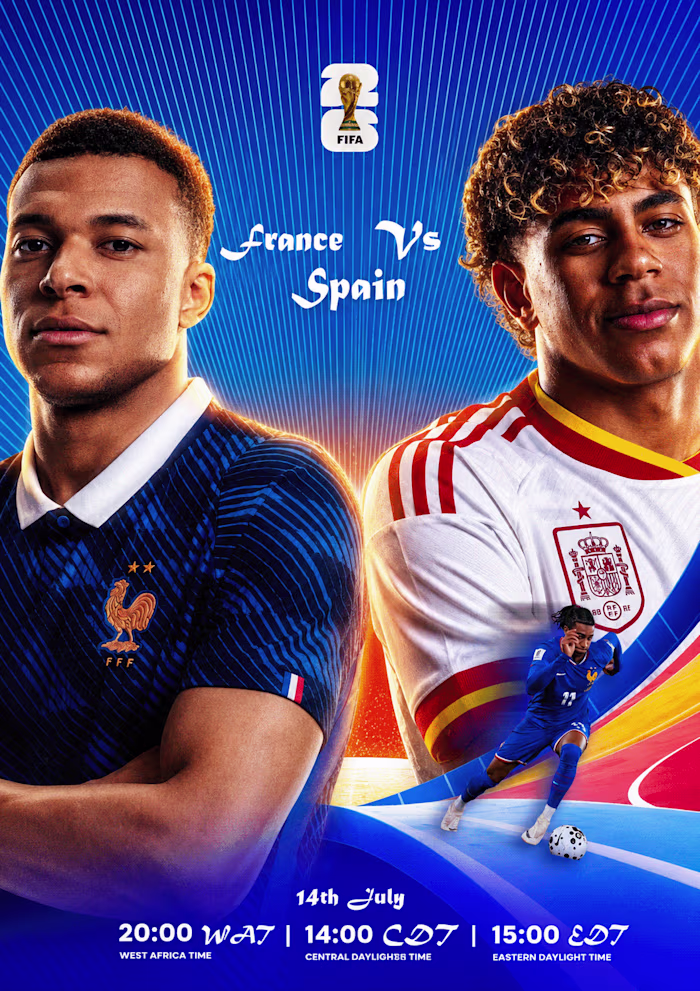 FIFA World Cup Semifinal Matchday Poster
