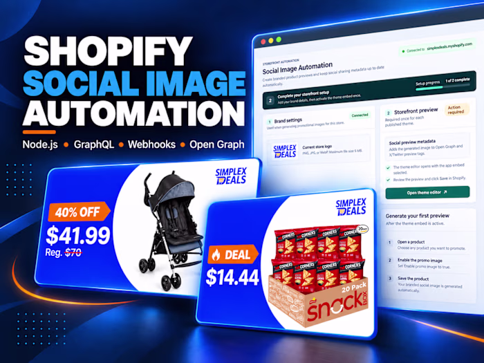 Shopify Social Image Automation 🚀
Built