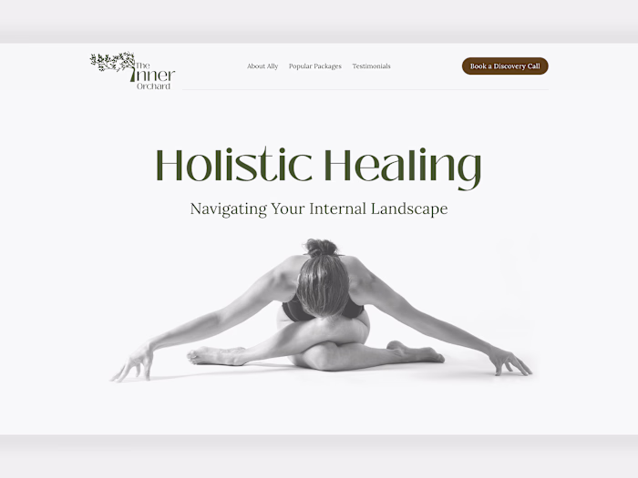 The Inner Orchard Landing Page