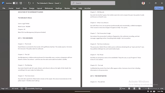 Outlines, are built for clarity,
