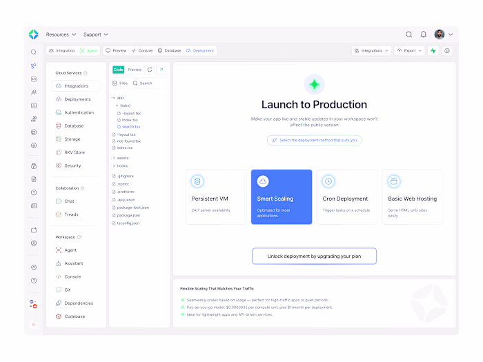 AI Agents SaaS Product design for SnythAI Development dashbo...