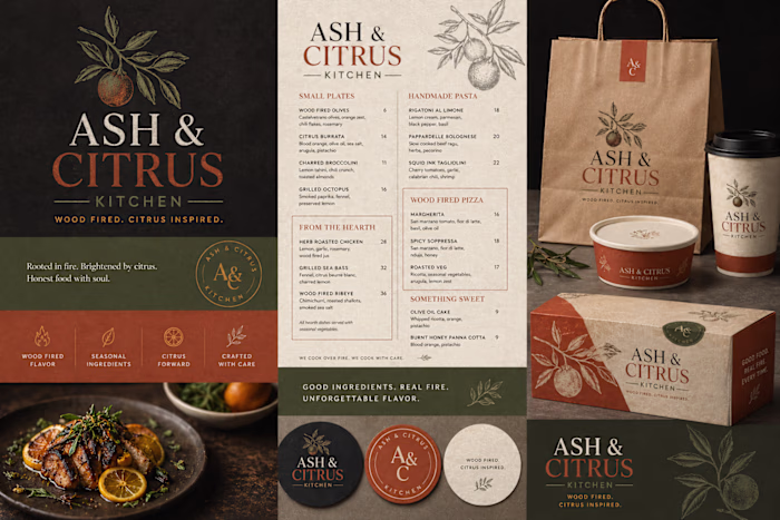 Ash & Citrus company design