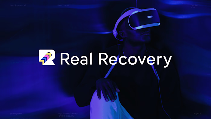 real recovery logo and visual identity