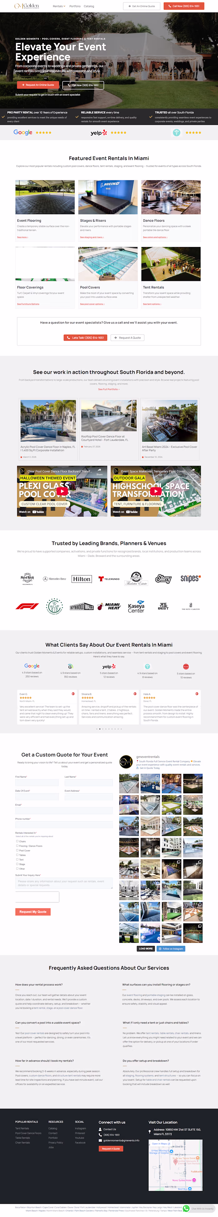 Event Rental & Logistics Platform
Event
