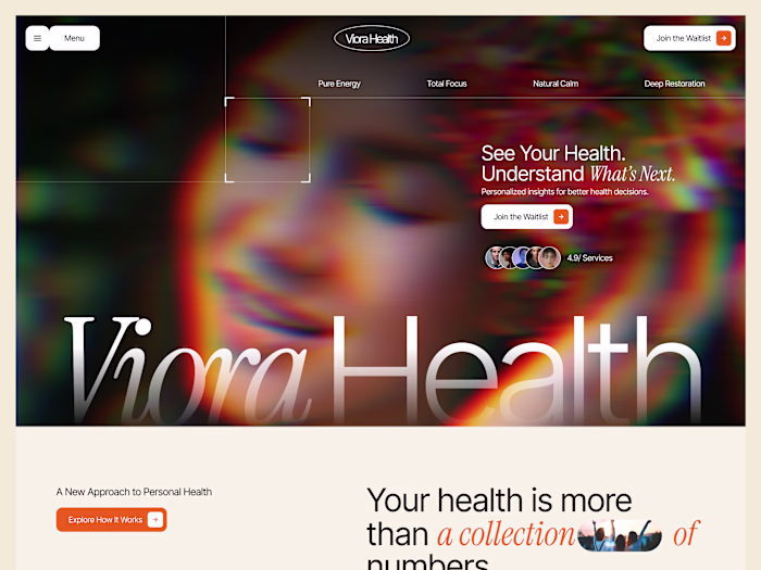VIORA HEALTH Web UI