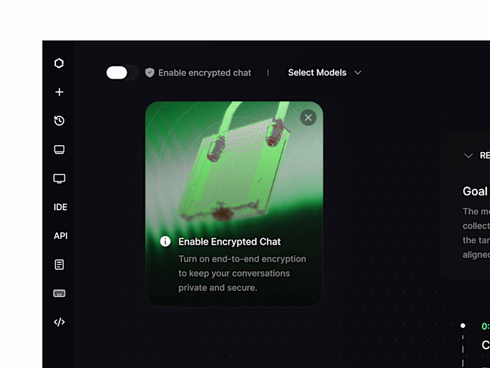 Enable Encypted Chat Mode