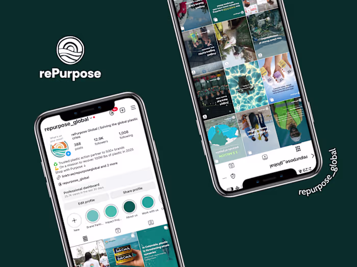 Social Media Growth for rePurpose Global