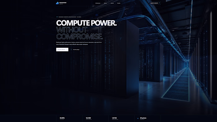 NexusRidge Data Center | Custom B2B Website