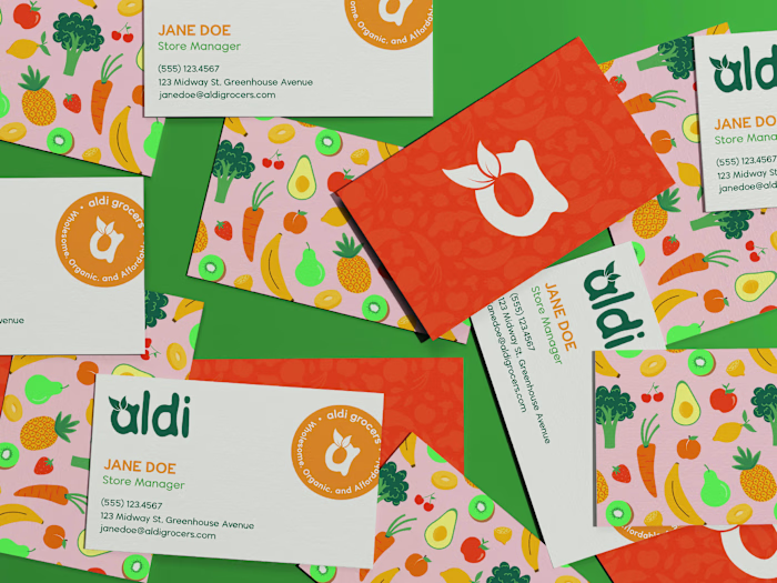 Aldi Organic Grocers - Rebranding Case Study for Aldi