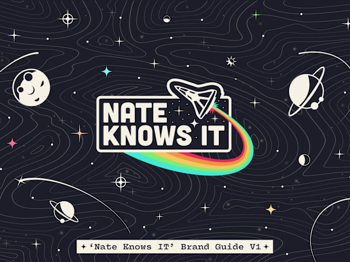 Full Brand Identity for "Nate Knows IT"