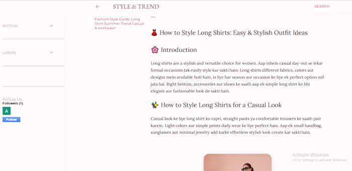 How to style long shirts?