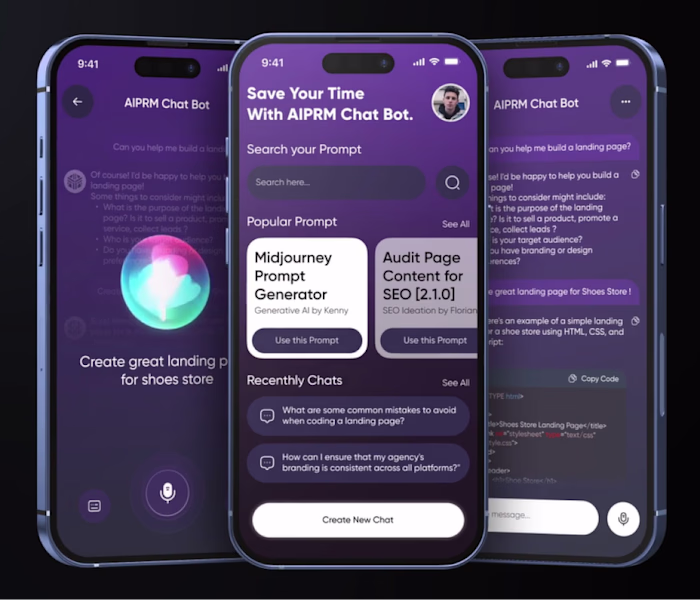 AI Chatbot UI UX Design