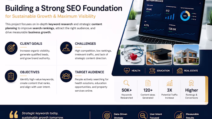 This SEO project demonstrates my