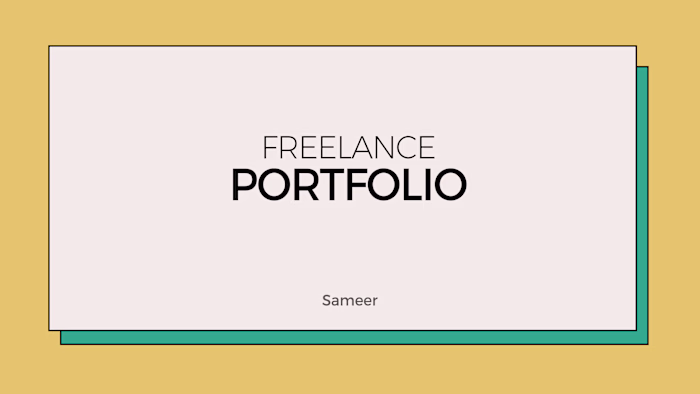 Freelance Portfolio 2024-25