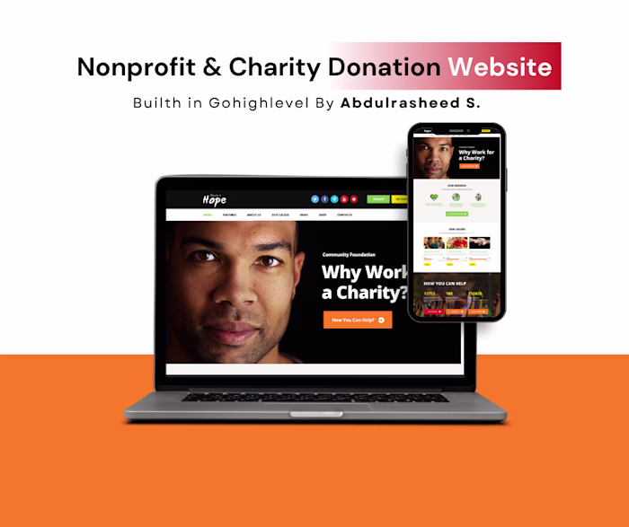 GHL Nonprofit & Charity Donation