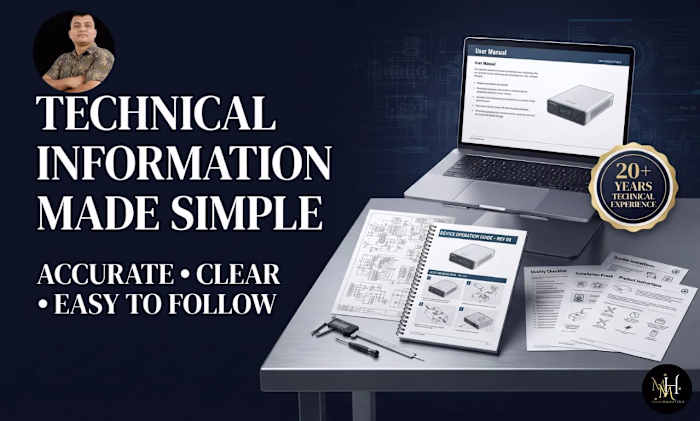 :Technical user book guide and instruction manual writing