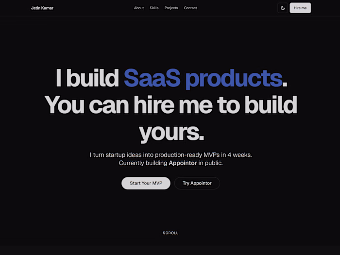 Jatin Kumar - Full Stack Developer