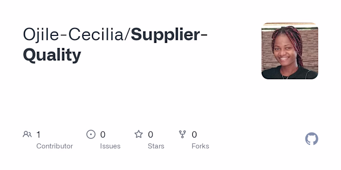 Improving Supplier Quality Management