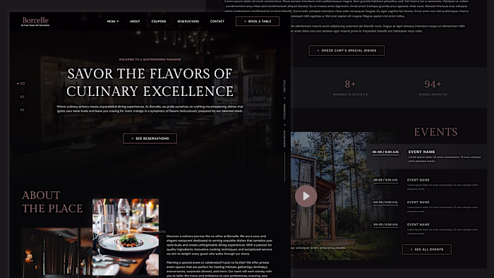 Premium Restaurant Website Revamp
