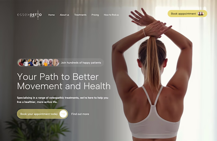 Osteopath Website