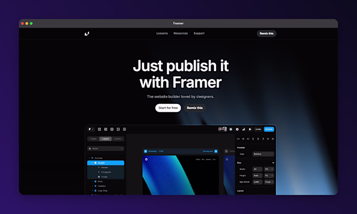 Framer Tutorial Project