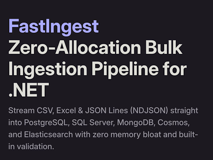 FastIngest: A High-Performance Data Ingestion Pipeline