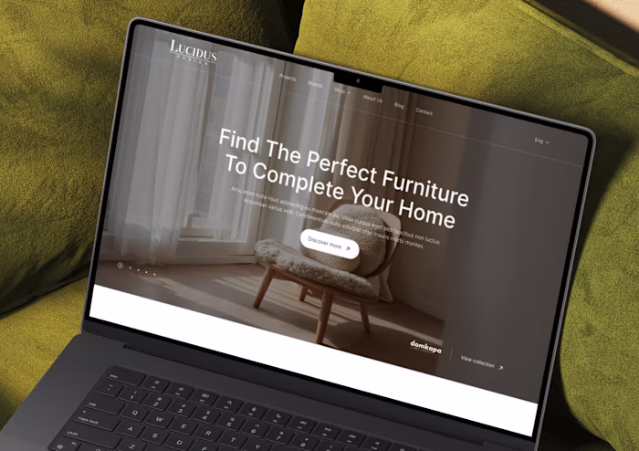 Lucidus Website & Online Store Design