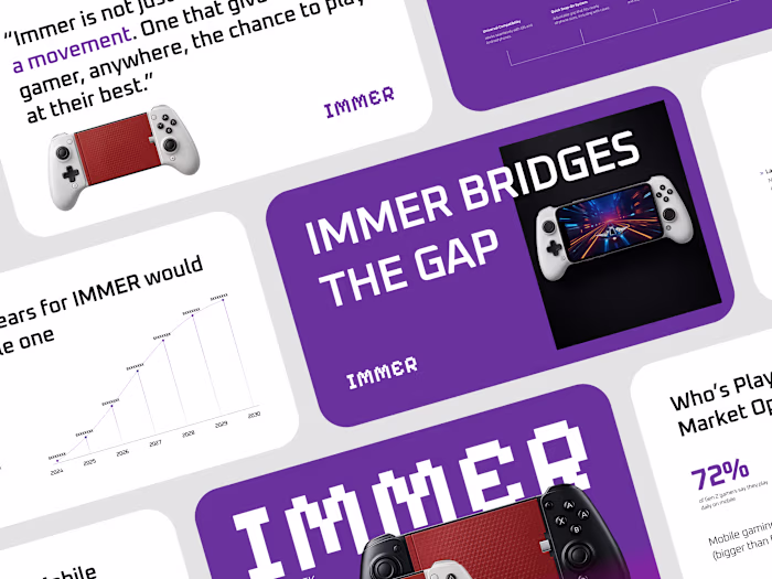 Immer Investor Pitch Deck Design