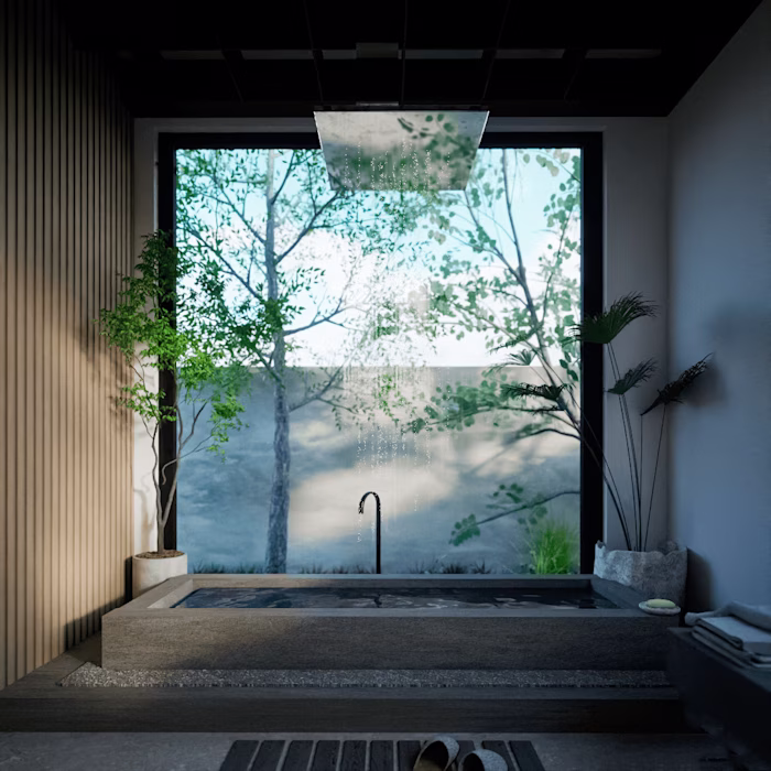 Japandi Bathroom