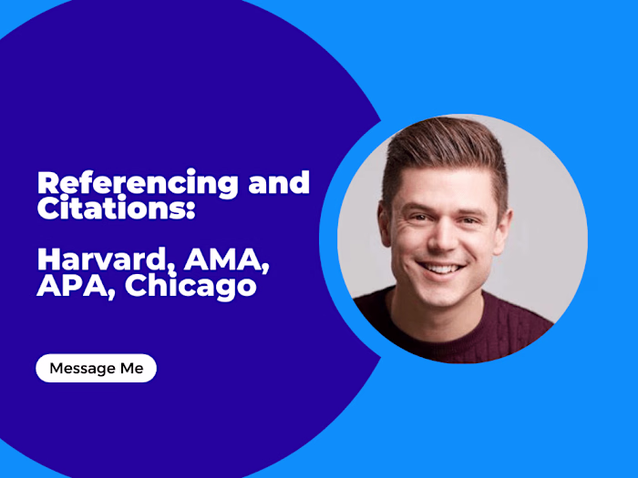 Citations and References Formatting - APA, Harvard, Chicago