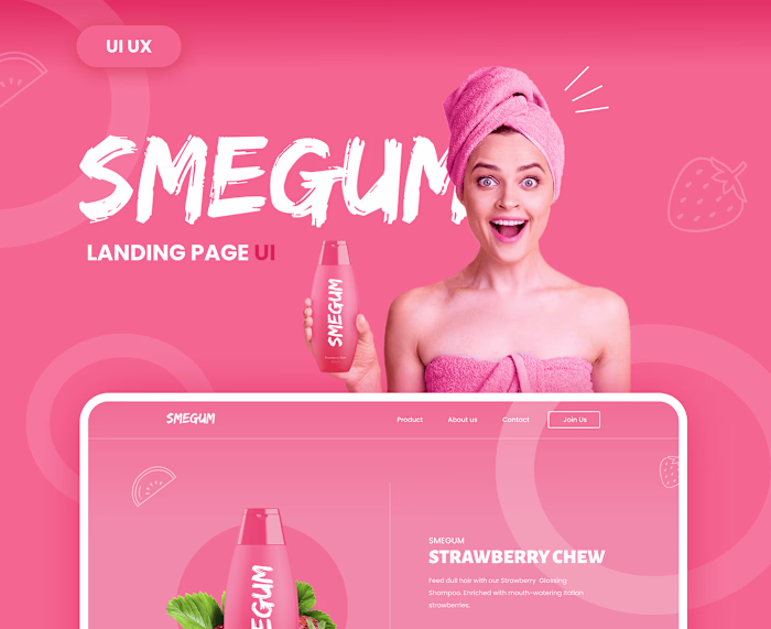Landing Page for a Shampoo Brand(Pre-Launch) 