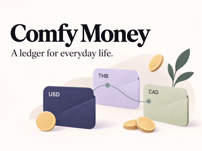 Comfy Money - a private multi-currency ledger