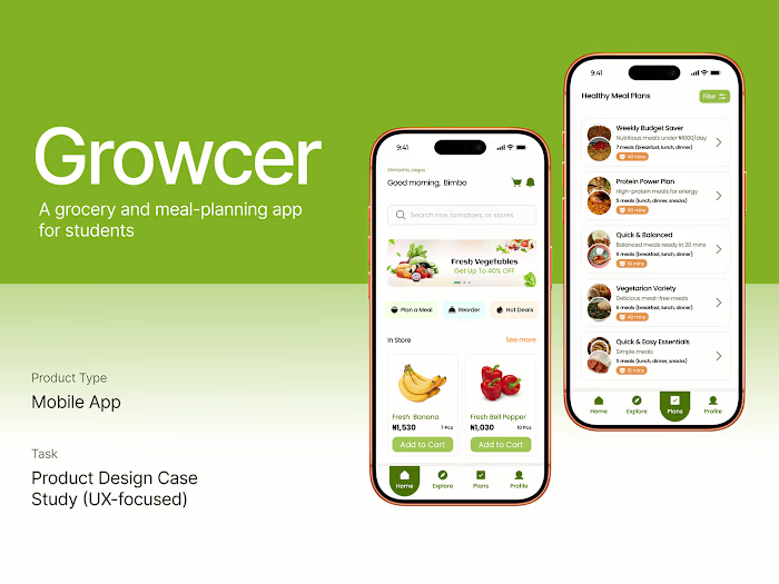 Growcer App- Product Design Case Study