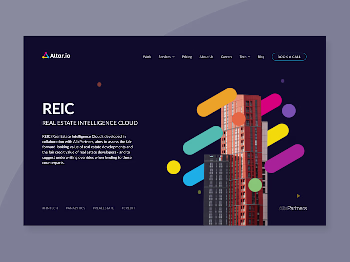 A fun corporate website