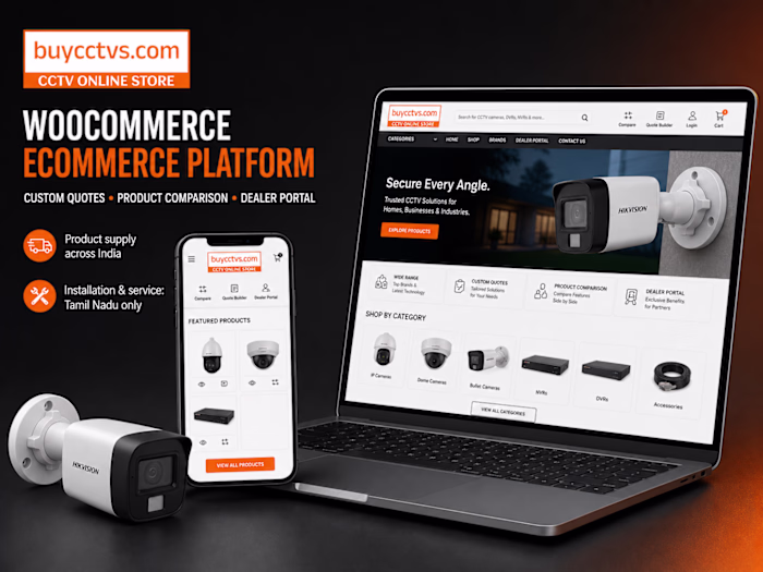 BuyCCTVs WooCommerce Store, Quote Builder & Dealer Portal