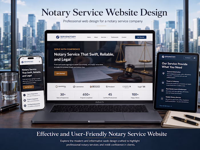 Designed and developed a modern,