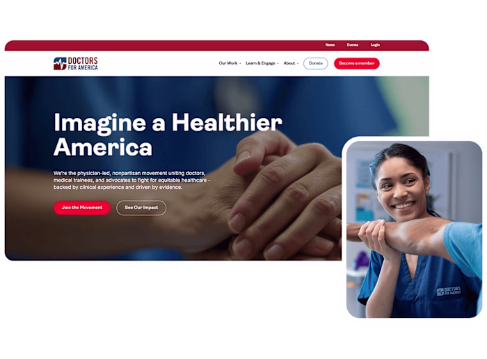Doctors for America Brand & Website Redesign
