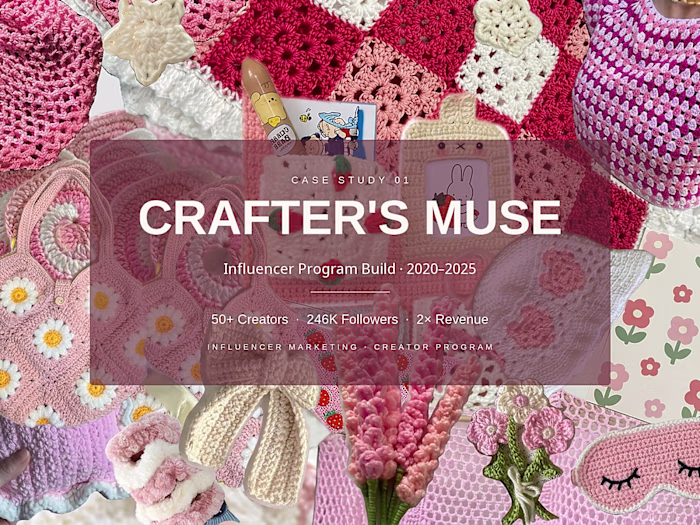 Crafter's Muse — Influencer Program Build From Zero