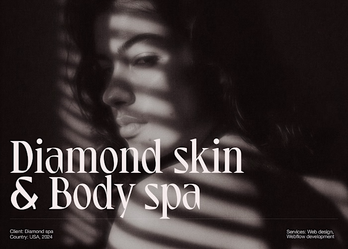 Diamond Spa — Luxury Website Design in Webflow