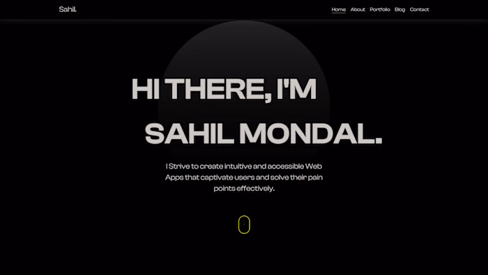 My Portfolio website