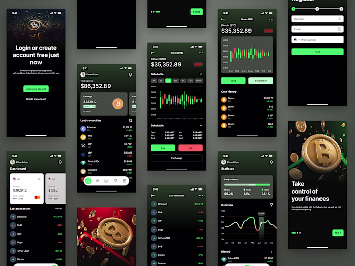Crypto manage application