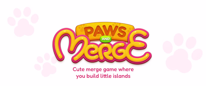 Paws and Merge game concep UI and icons