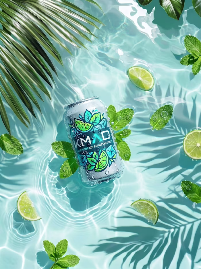 Energy Drink Branding 
Ai Generated
