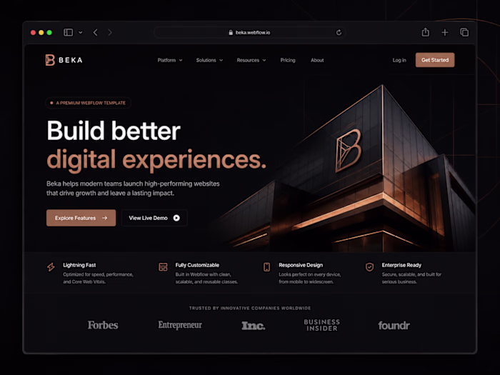 Webflow Design & Development for Membership Learning Platform