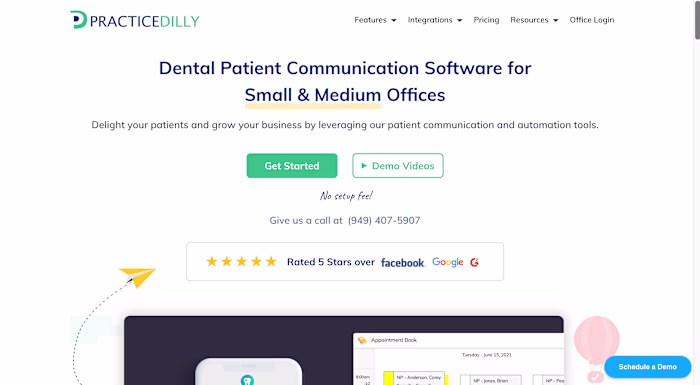 Practice Dilly - Website content/brochure