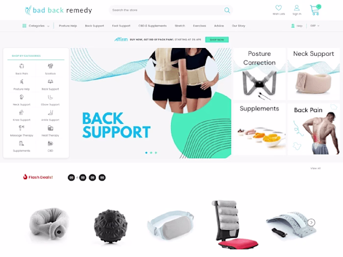 Bad Back Remedy | UK Business