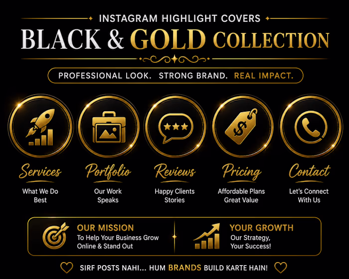 New Work: Black & Gold