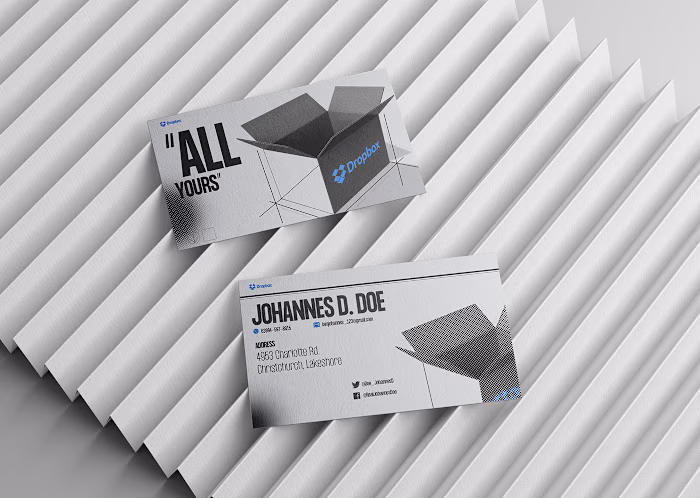 Dropbox Business card :: Behance