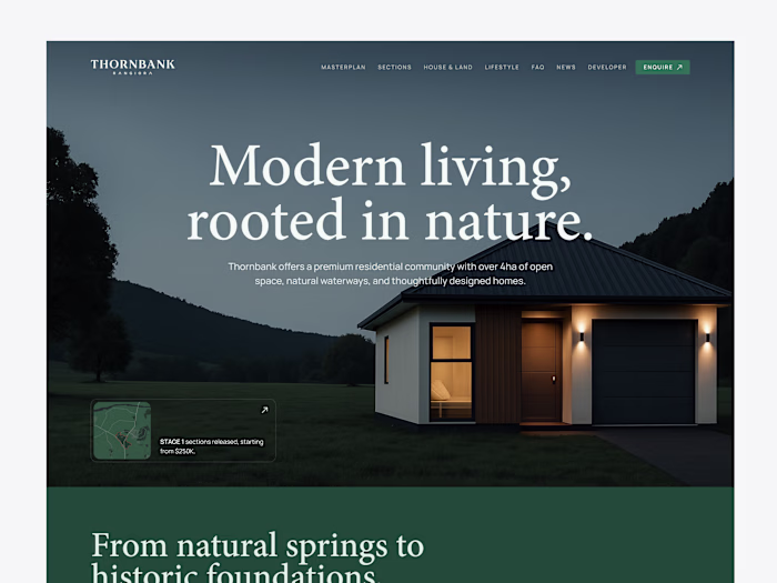 Thornbank – Property Development Homepage